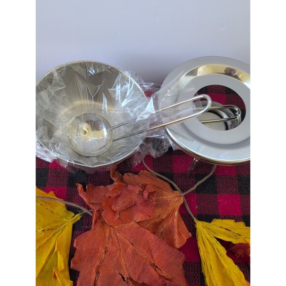 Revere Ware Stainless Steel Warmer Set 4 Pc Fondue Sauce Server NEW in Box World - Picture 8 of 10